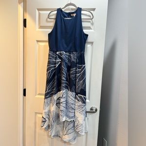 Hutch coral reef midi dress